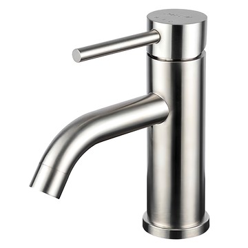 Daelim Dobidos 霧光不鏽鋼單孔面盆水龍頭 啞光銀  1個