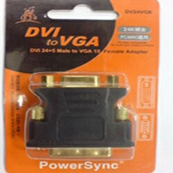 DVI24+5P公VGA15P母轉接【三井3C】