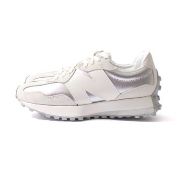 New Balance 327 女鞋 米銀色 復古 麂皮 大N  運動 休閒鞋  WS327GLA