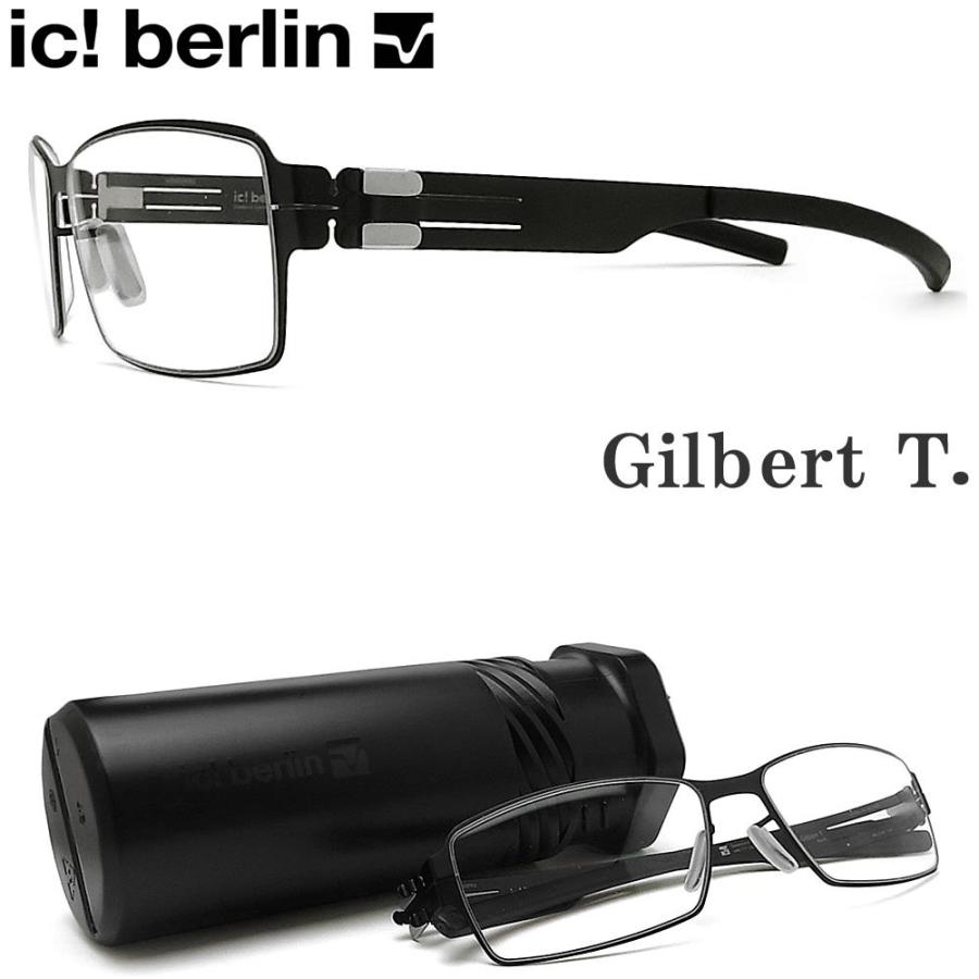 ic! berlin アイシーベルリン メガネ Gilbert T. BLACK ギルバート