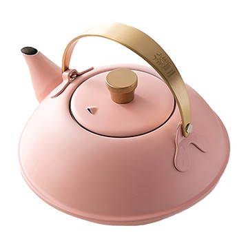 SHIMOYAMA 304不鏽鋼急須茶壺 日本製 附濾茶網  粉色  1個  600ml
