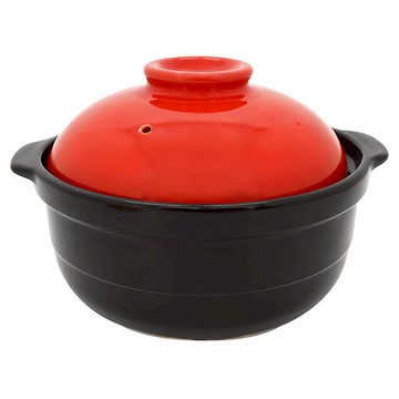 松村窯 色釉砂鍋 大容量4500ml 陶土材質  29.4cm  1個