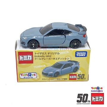 『 單位日貨 』日本正版 多美 50週年 TOMICA X 玩具反斗城 限定 合金 SUBARU BRZ 小車