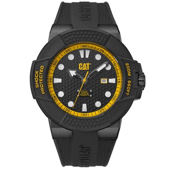 【CAT Watch】SHOCKMASTER時尚潮流潛水腕錶-經典黃x黑/SF.161.21.117