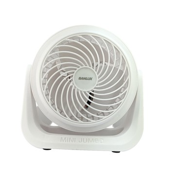 省您錢購物網福利品~台灣三洋sanlux 7吋時尚外型空氣循環扇syef-f01加贈有線耳機*1