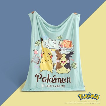 【Pokémon寶可夢官方授權】ICE TECH⁺森語時光冰絲涼感夏被(150x190cm) / HOYACASA