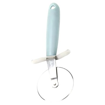 Luigi Ferrero Norsk披薩輪刀  430不鏽鋼材質，带安全檔片  20 x 7.5 x 2.5 cm  粉藍色  1支