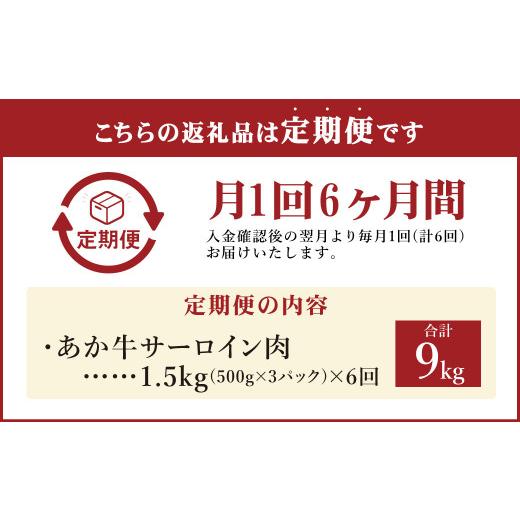 ふるさと納税 熊本県 高森町 あか牛 すきやき しゃぶしゃぶ用 サーロイン肉 1.5kg（500ｇ×3）熊本産