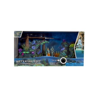 （不挑盒況）麥法蘭 7吋 阿凡達 水之道 美卡伊納族w/東諾瓦力  & 洛納 可發光 收藏擺飾 MF16409