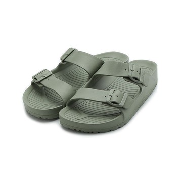 EVERLAST 雙帶腳床AB拖鞋 淺綠 4025220171 男鞋