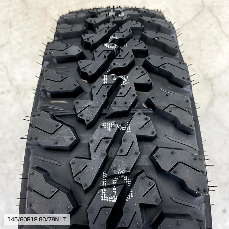 ジオランダー MT G003 145/80R12 LT マッドバーン XR-800M 12×4.0 