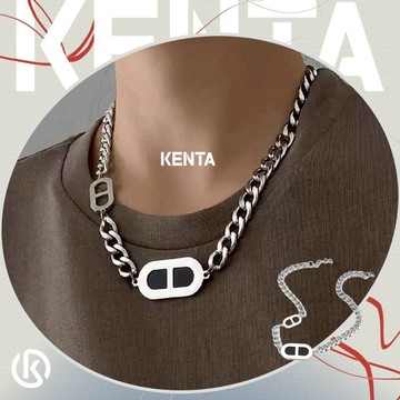 健太選物⋆˖°寬鍊黑牌項鍊 經典古巴 男生項鍊 中性 情侶 寬鍊