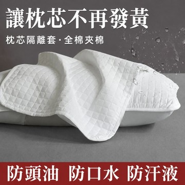隔日到貨⚡防水枕頭套 枕頭枕芯保護套 防水枕頭套 枕頭套 可水洗枕頭套 可機洗 防汗枕套 防頭油 枕頭套 成人枕套