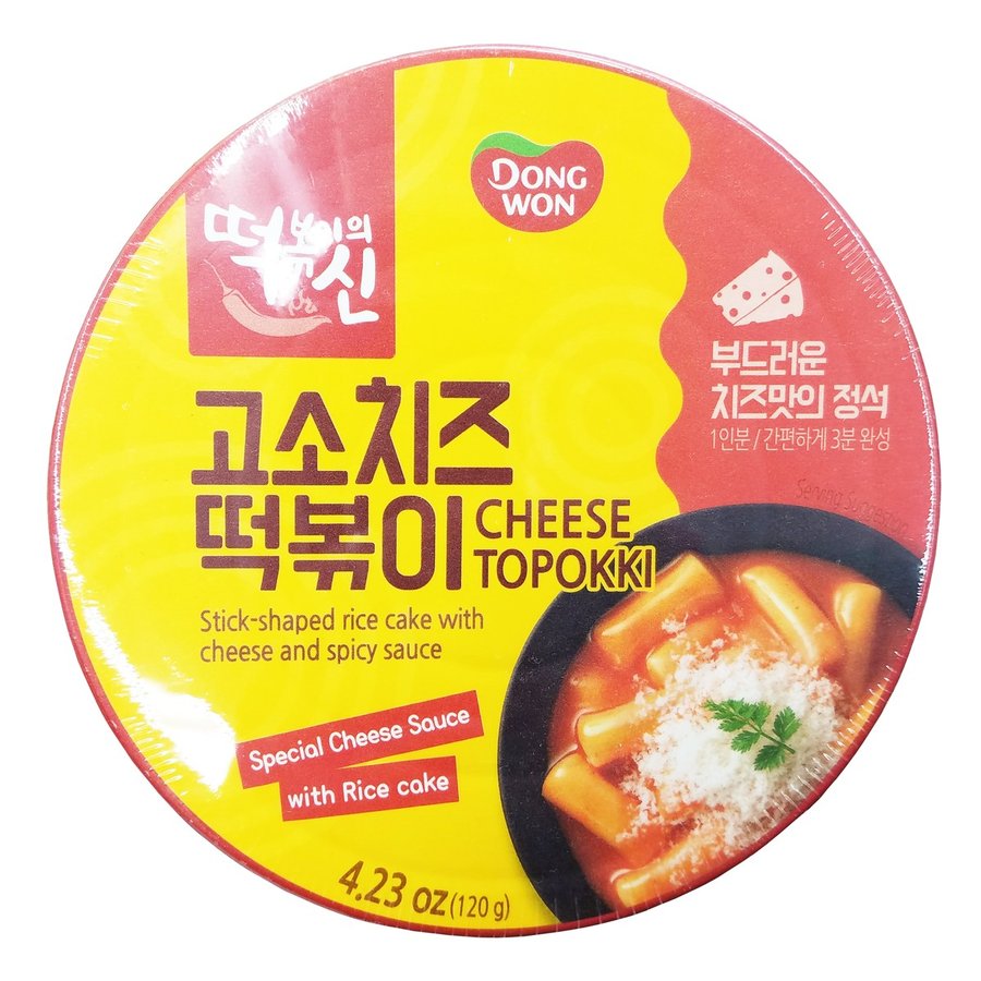 東遠 カップトッポキ チーズ味 120g   韓国食品 韓国餅