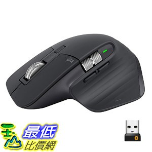 [8美國直購] 無線滑鼠 Logitech MX Master 3 Advanced Wireless Mouse - Graphite