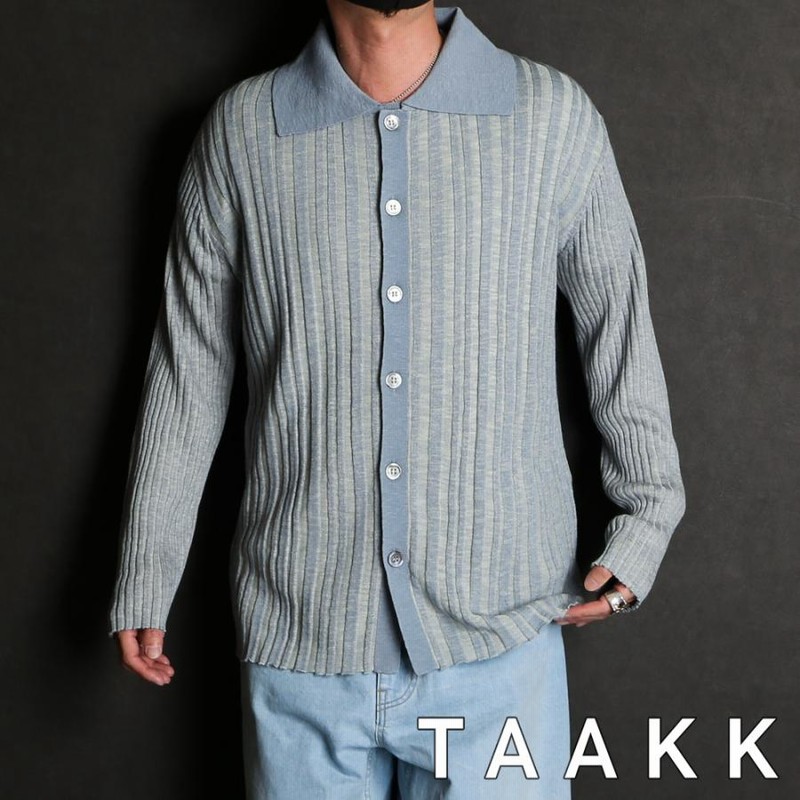 TAAKK ターク RIB KNIT CARDIGAN ニット カーディガン 【公式通販】