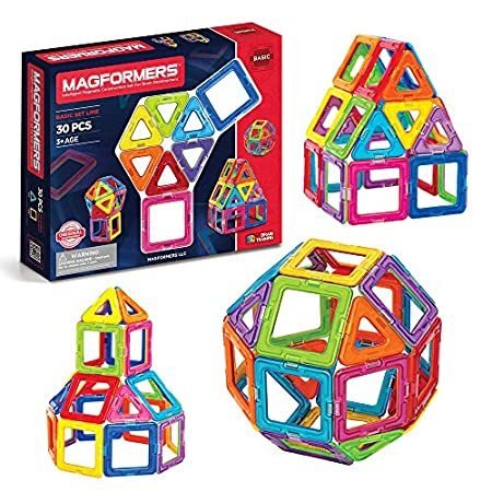 送料無料Magformers Basic Set (30 pieces) magnetic building blocks