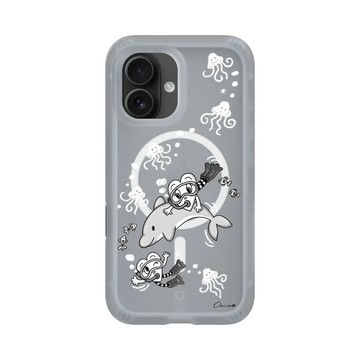 iPhone 16 AirX 流變灰 - Chocomoo - SAVE THE OCEAN: SWIMMING