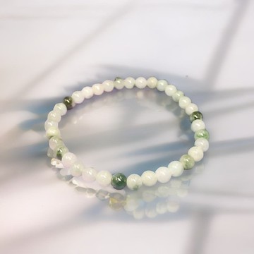 飄花翡翠手珠 | 天然緬甸A貨翡翠 | 送禮