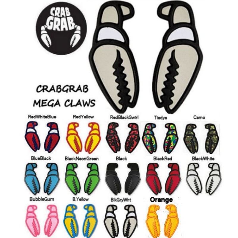 クラブグラブ CRABGRAB MEGA CLAWS スノーボードデッキパッド 滑り止め メガクロウ 13カラー 左右2個セット【正規品】 通販  LINEポイント最大0.5%GET | LINEショッピング