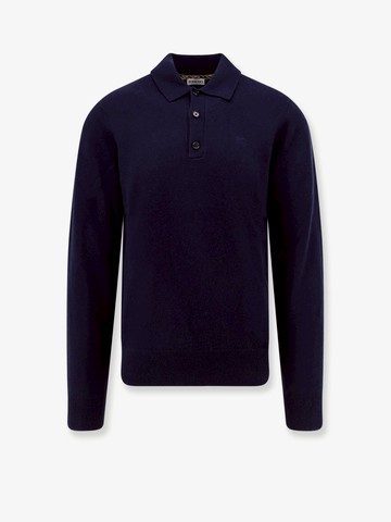 Cashmere polo sweater - BURBERRY - gender_Man