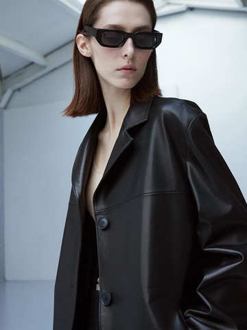 European Lambskin Classic Blazer [Black]