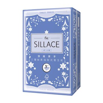 春風 SILLACE三層厚手頂級絲柔抽取式衛生紙120抽x6包串