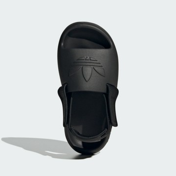 adidas Originals Adidas Adifom Adilette C IG8167 中童 涼拖鞋 休閒 三葉草 魔鬼氈 日常 舒適 黑