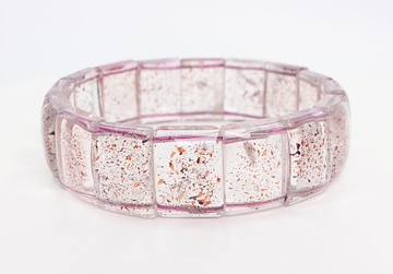 寶麗金珠寶-天然草莓水晶手排