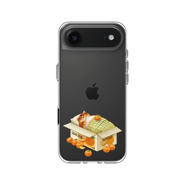 iPhone Air Clear Case（相機按鈕） 透明 - Nyangsongi - 柑橘躺躺
