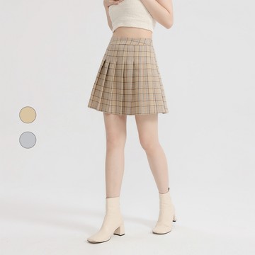 50% Fifty Percent｜百搭格紋短褲裙【期間限定】｜02389860003