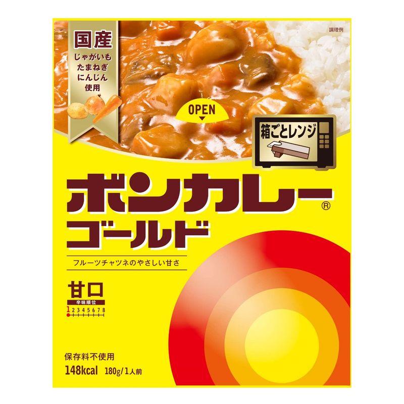 大塚食品 ボンカレーゴールド 甘口 180g×5個 レンジ調理対応