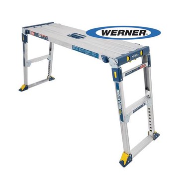 美國Werner穩耐安全鋁梯 多功能伸縮工作平台梯 洗車台 /組 AP-2030MP3（確認訂購後無法退換貨）
