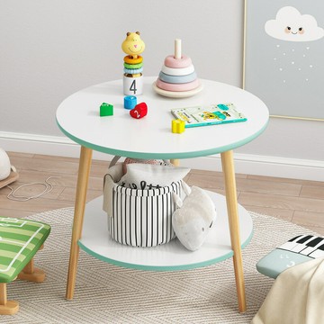 北歐茶幾簡約現代小戶型客廳創意沙發邊幾圓形茶桌簡易陽臺小桌子