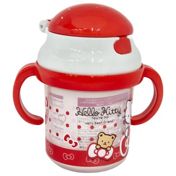 Skater 彈跳吸管練習杯 230ml  KITTY  1個