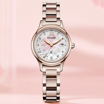 CITIZEN星辰 xC系列 光動能 鈦金屬電波腕錶 27mm/ES9497-88X