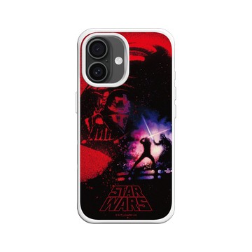 iPhone 16 SolidX 白 - 迪士尼-星際大戰 Star Wars - 絕地大反攻：路克天行者&達斯維德-海報系列