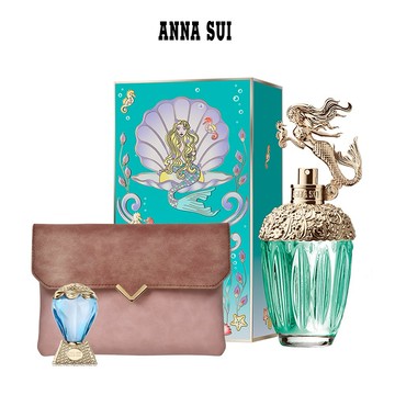 領券最高折$122【ANNA SUI】童話美人魚淡香水75ml(贈密斯朵手拿包+隨機小香乙瓶.附紙袋)