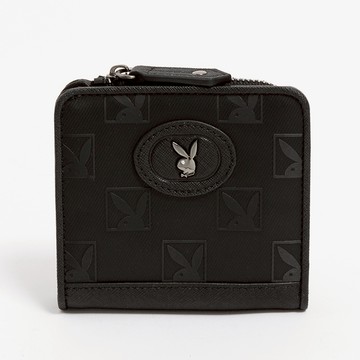 PLAYBOY - 短夾  Modishly系列 - 黑色