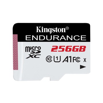 【Kingston】ENDURANCE 256G micro SDXC U1 A1 UHS-I 記憶卡 讀取: 95 MB/s