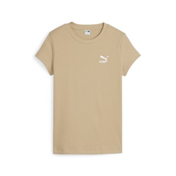 PUMA 流行系列Classics羅紋合身短袖T恤 女性