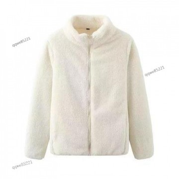 冬季新品🔥大碼珊瑚絨雙面有絨外套女 秋冬保暖立領拉鏈開衫 休閒百搭媽媽裝 柔軟舒適衛衣款 抗寒顯瘦上衣