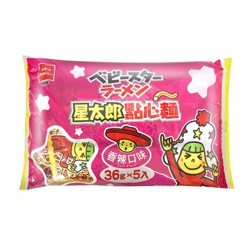 OYATSU 星太郎點心麵-中香辣分享包(36gX5入)
