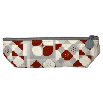 in Blooom 印花樂 拉鏈筆袋 經典新色III 棉 聚酯纖維 21x6x6cm  春梅紅  1個