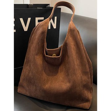 復古磨砂大包包女式2026新款夏季大容量單肩包高級質感通勤托特包