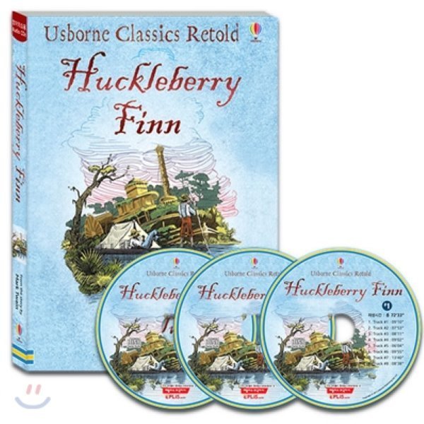 Usborne Classics Retoldエッセンシャル編：Huckleberry Finn（Book CD）Mark Twain