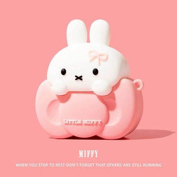 粉色蝴蝶結 兔子 矽膠殼 適用於AirPods Pro3 保護殼 1/2/3/4代耳機殼 Pro2 保護套 軟殼 防摔殼
