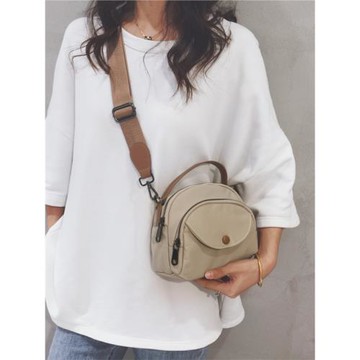 小眾設計休閑尼龍牛津手拎斜挎包