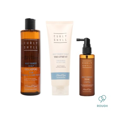 Curly Shyll 荷琇｜髮肌健康組合：頭皮平衡洗髮露330ml*1 + 頭皮蓬鬆修復髮膜250ml*1 + 頭皮護理精華100ml*1