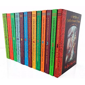 【查德書境】波特萊爾大冒險 A Series of Unfortunate Events 13冊 奇幻文學 電影原著